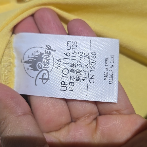 Princess Belle Beauty And The Beast Disney Halloween Costume Size 5/6 Girls - Picture 10 of 10